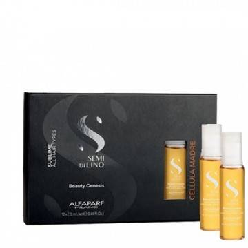 АМПУЛИ С АРГАНОВИ СТВОЛОВИ КЛЕТКИ ALFAPARF SEMI DI LINO SUBLIME CELLULA MADRE BEAUTY GENESIS 12X13ML