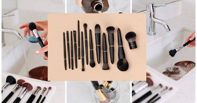 Как да почистите четките си за грим правилно?