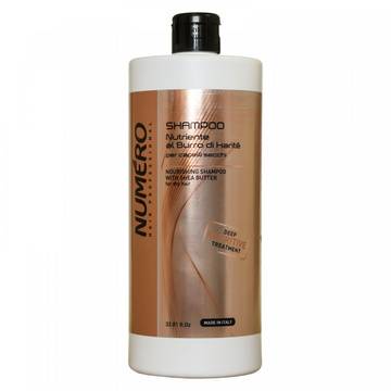 Brelil Numero Nourishing Shampoo Подхранващ шампоан с масло от карите 1000мл.