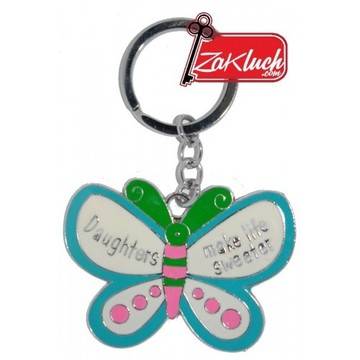 Нов модел златист ключодържател – пеперуда