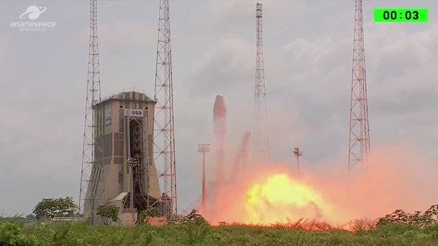 От руска степен Фрегат на ракета Союз изтекоха отровни газове