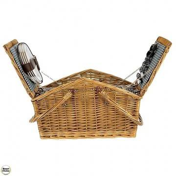 Кошница за пикник с прибори за четирима – „Турист“. Модел 86-8585