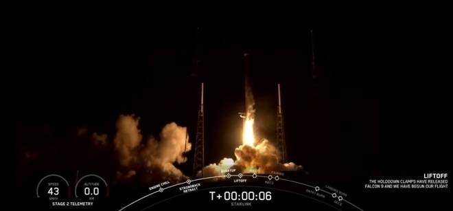 СпейсЕкс насрочи следващото изстрелване на Фолкън 9 със Старлинк за 13-ти юни