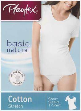 Малена – магазин за женски памучни блузи с къси ръкави Плейтекс женски памучни тениски Playtex