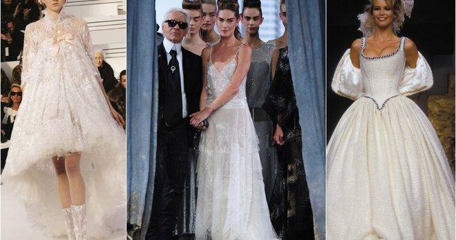 Легендарни сватбени рокли от Chanel