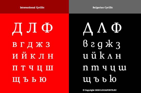 Какво трябва да знаем, когато искаме да закупим шрифт с българска форма на кирилица