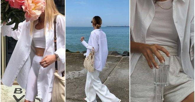Бялата риза през лятото е винаги добра идея!