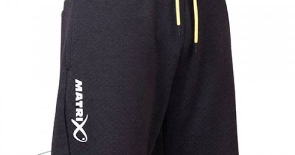 Къси панталони Matrix Minimal Black Jogger Shorts