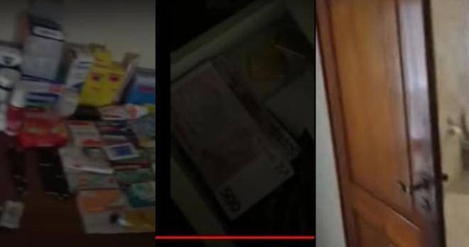 Пуснаха нов запис от дома на Бойко Борисов. Виждат се ясно пачките в чекмеджето