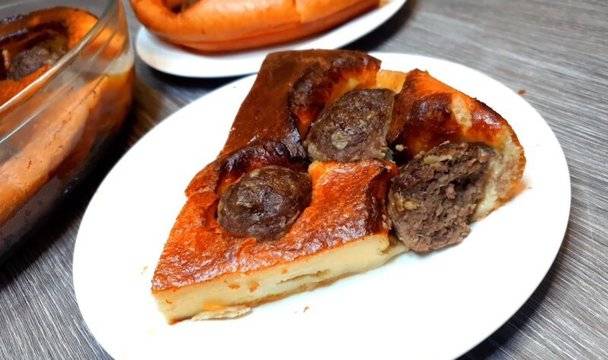 Взех малко кайма, 3 яйца, малко брашно и спретнах чудна вечеря, сега всеки ден искат да им правя това