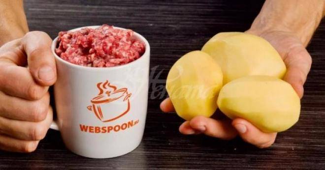 Халба кайма и картофи-Такова лесно и вкусно ястие все още не е приготвяно