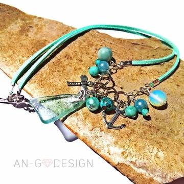 Колие от Нежни Сини Перли от An-G Design Boutique