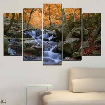 Декоративно пано за стена с планински поток – HD-018