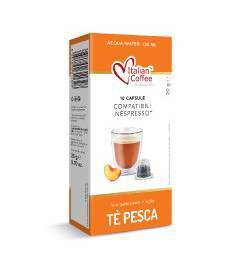Капсули Italian Coffee чай праскова съвместими с Nespresso 10 бр.