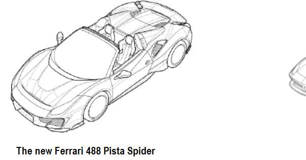 Ферари успя да защити дизайнът на 488 Pista Spider в Австралия