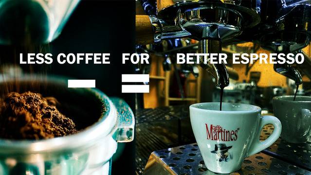 По-малко кафе за по-добро еспресо?