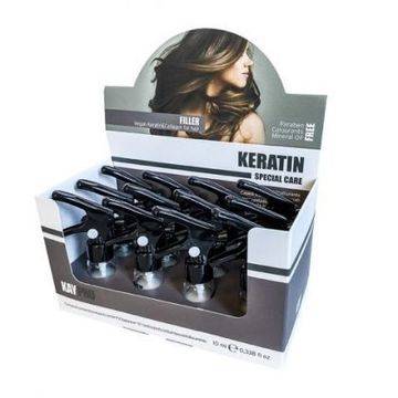 Реструктуриращ флуид с кератин и колаген за увредена коса KayPro Keratin Filler 12x10ml