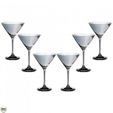 Комплект шест чаши за мартини 270 мл „Синя феерия“ – модел 78-8847