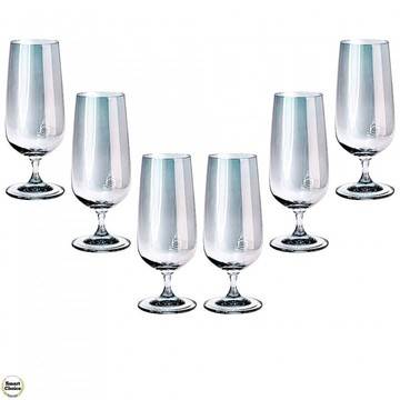 Комплект шест чаши за бира 420 мл „Синя феерия“ – модел 78-8848
