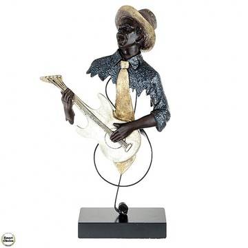 Статуетка фигура от полирезин – Музикант китарист 36 см. Модел 81-4043