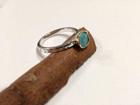 “Избирам само теб” кабала сребърен пръстен-талисман 1452RG перла в златната корона