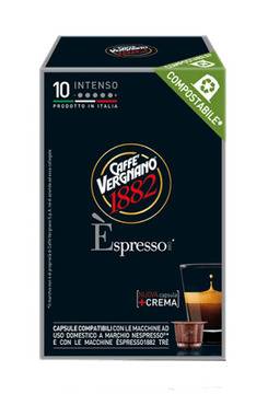 Кафе капсули Vergnano 1882 Espresso Intenso 10 бр. съвместими с Nespresso