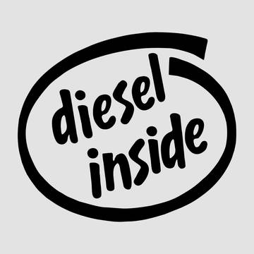 Стикер за автомобил Diesel Inside