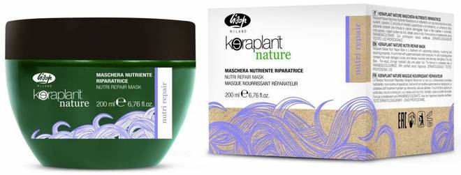 Lisap Milano Keraplant Nature Nutri-Repair Mask Подхранваща и реконструираща маска 200 мл