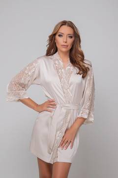 Дамски сатенен халат “Lace”
