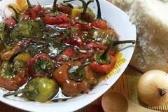 ПЕЧЕНИ ЧУШКИ В ОЦЕТ И ЧЕСЪН