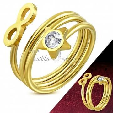 Оригинален дамски пръстен „Безкрайност“