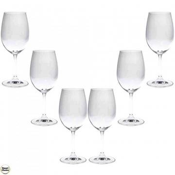 Комплект 6 кристални чаши за бяло вино „Bruna“ 350 мл. – Бохемия кристалит