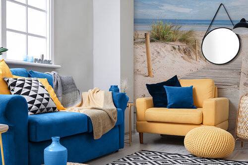 Фототапет за малка всекидневна