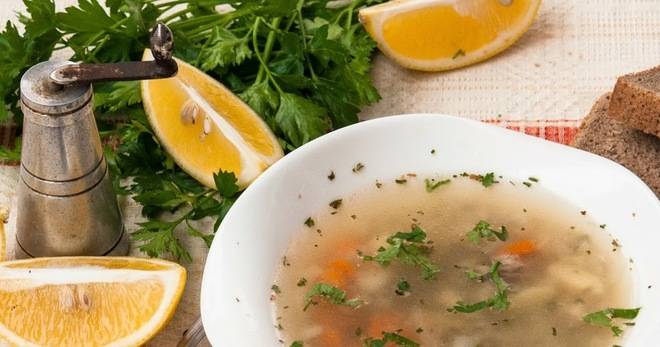 Рибена супа с гъби