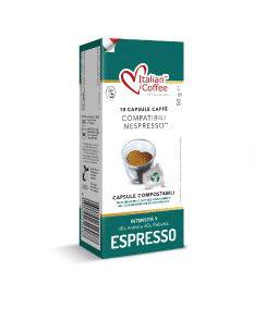 Капсули за кафе Italian Coffee Espresso съвместими с Nespresso 10 бр.