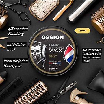 Morfose Ossion Premium Barber Line Hair Styling Wax ULTRA HOLD Вакса за коса с много силна фиксация 150ml