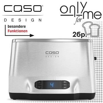 Тостер за 2 филийки CASO Inox² 2778