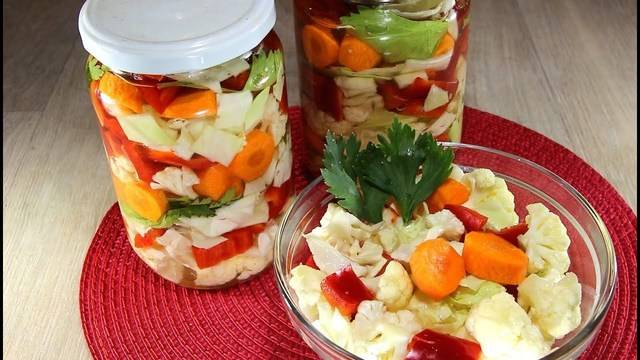 Бърза туршия с мед