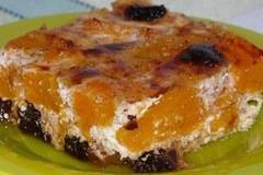 Тиква с мляко и яйца