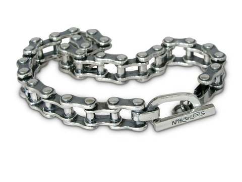 Мъжка сребърна гривна 353B