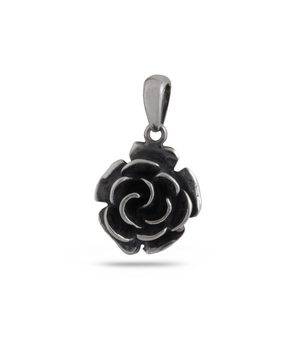 Дамски сребърен медальон “Роза”
