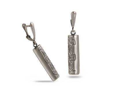 Дамски сребърни обеци 688E