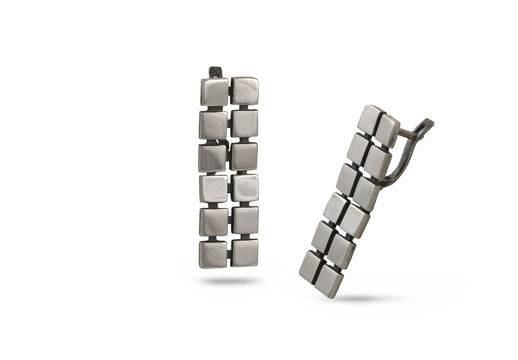 Дамски сребърни обеци 672E