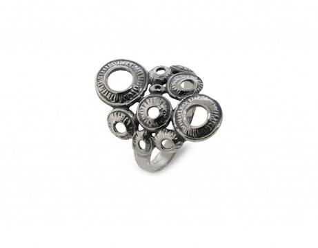 Сребърен пръстен “КРЪГОВЕ”