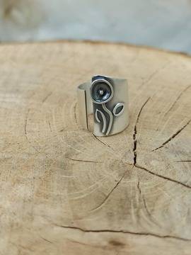 Дамски сребърен пръстен 1302R