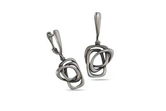 Дамски сребърни обеци 1108E