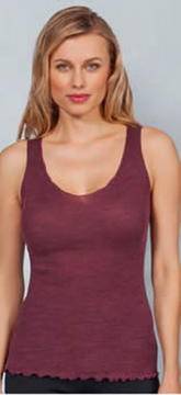 Малена – магазин за фин вълнен потник с широки презрамки цветни вълнени потници вълнено бельо