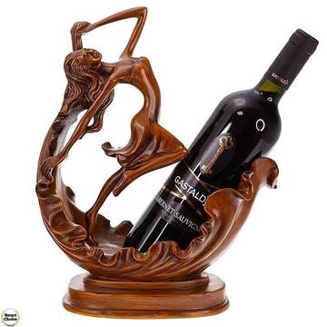 Статуетка – поставка за вино от полирезин Горска нимфа – 33 см. Модел 80-9061