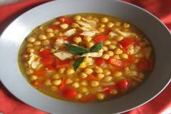 Супа от нахут с риба Треска