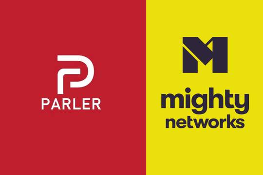 Следвайте ни в социалните мрежи без цензура Parler и Mighty Network